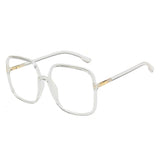 Chic Oversized Square Vintage Sunglasses - Luxury Women's UV400 Shades