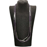 Chic Multicolor Rubber Choker Necklace - Modern & Handmade