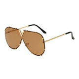 OEC CPO Men's Oversized Pilot Sunglasses - UV400 Gradient Designer Shades