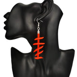 Red Statement Rubber Pendant Chain