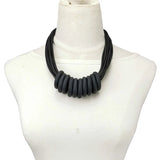 Rubber Choker Necklace - Designer Handmade Luxury Jewelry