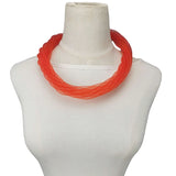 Luxury Mesh Ribbon Choker | Holographic 12-Color Collar Necklace