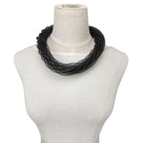 Luxury Mesh Ribbon Choker | Holographic 12-Color Collar Necklace