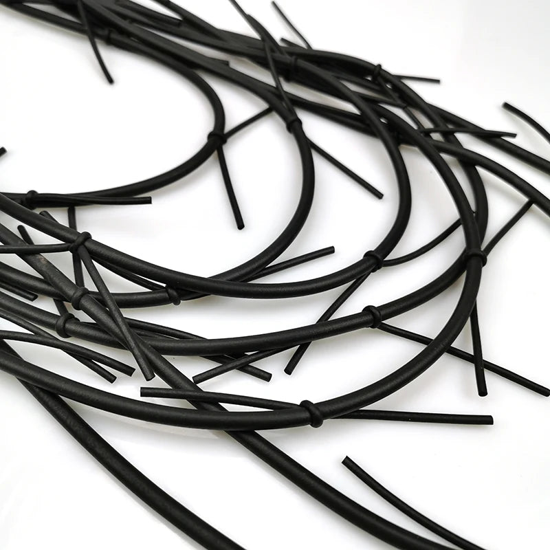 Hyperbole Statement Necklace - Modern Rubber Choker