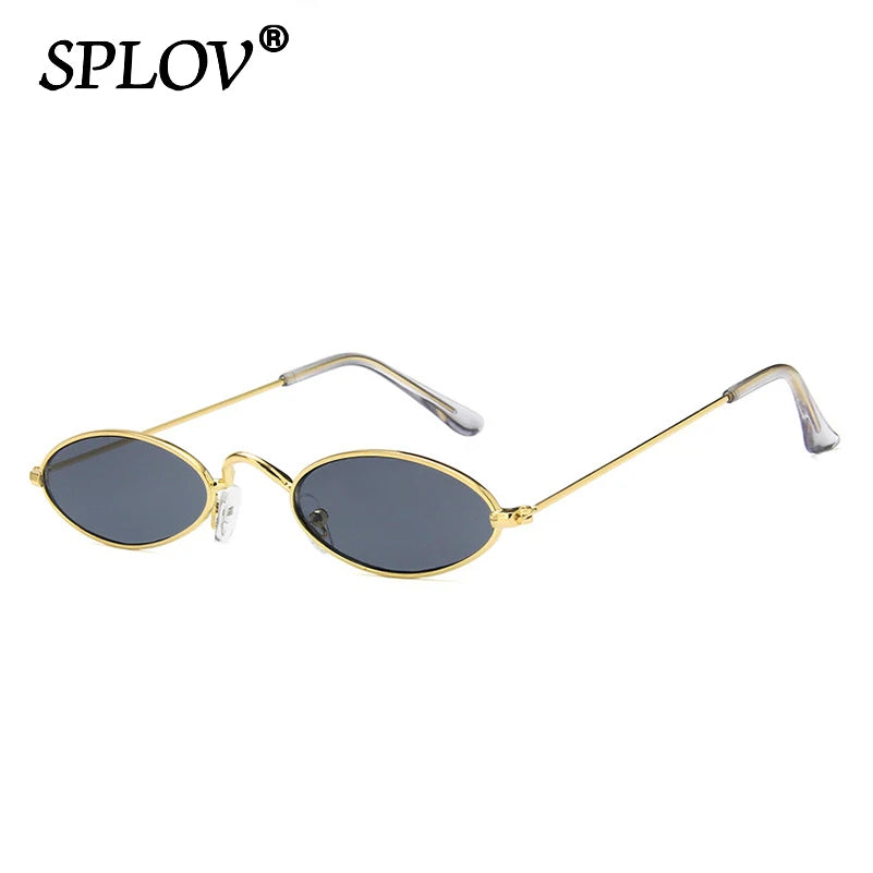 Retro Oval Steampunk Sunglasses - Vintage Street Fashion Eyewear UV400
