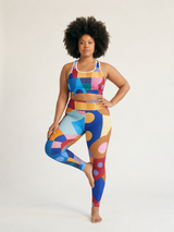 Vetiver Geometric Legging
