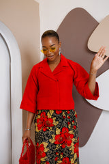 Ndukaaku Cropped Jacket & Skirt Set