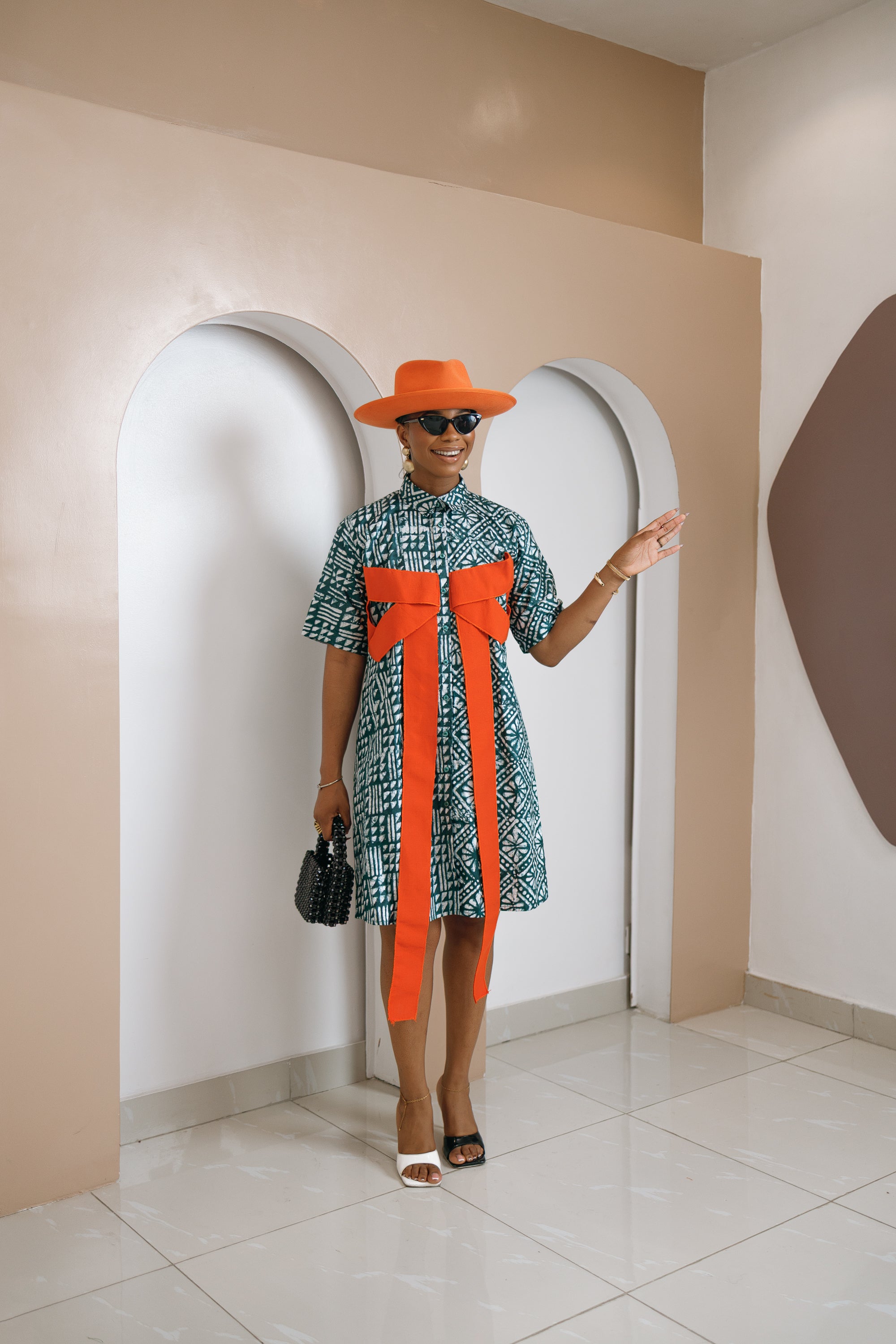 Jupe patchwork Onje Ankara