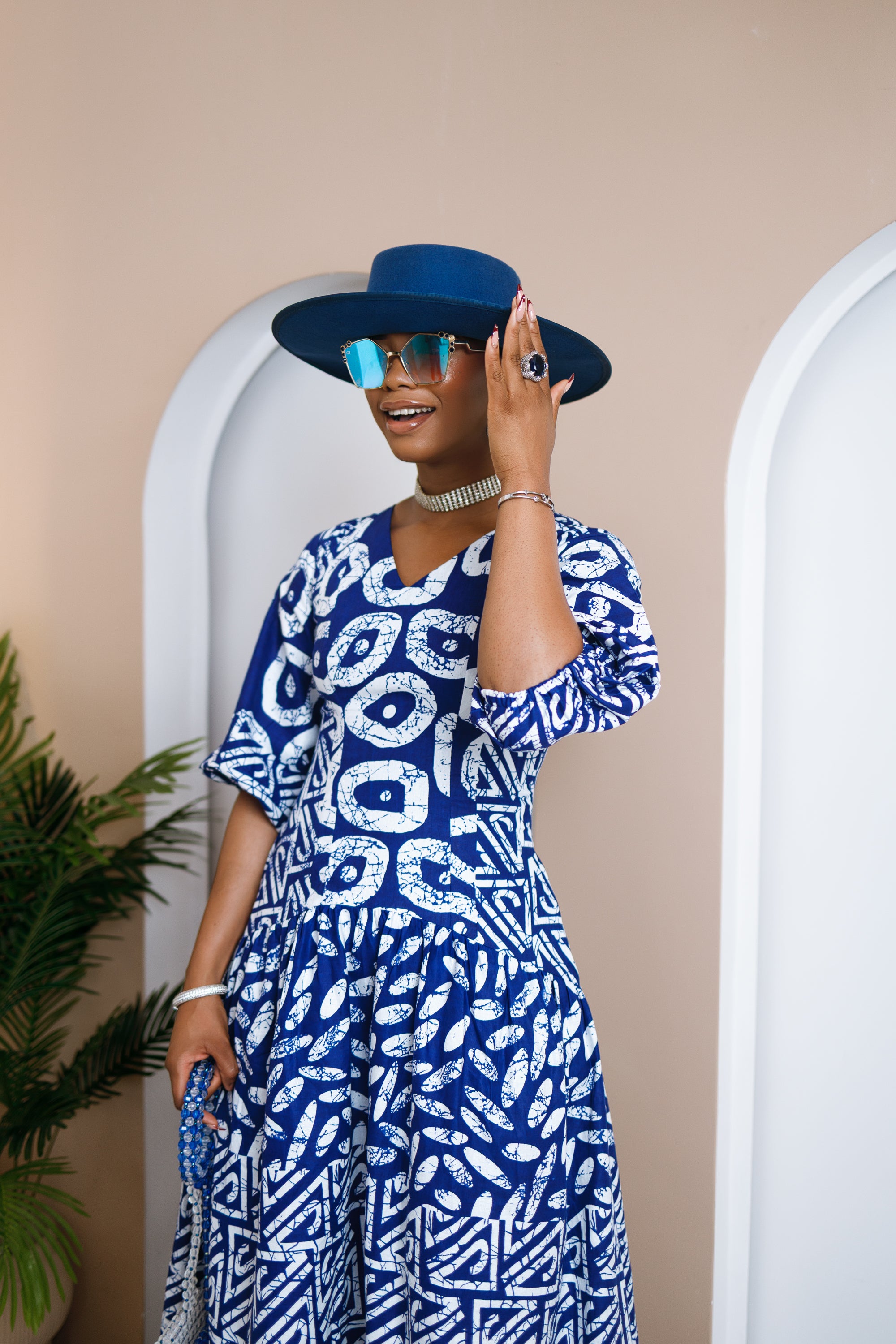 Vestido cruzado Odinana