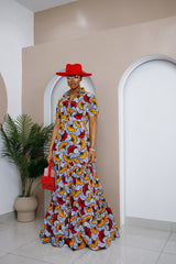 Vestido largo caftán Chukwudi