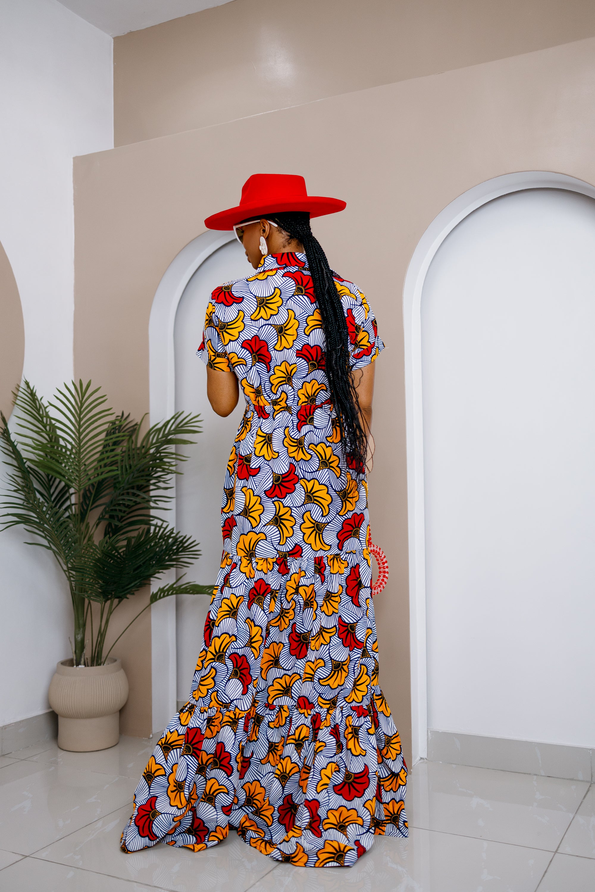 Robe longue caftan Chukwudi