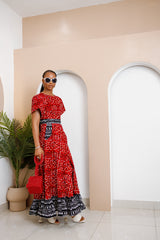 Jupe patchwork Onje Ankara