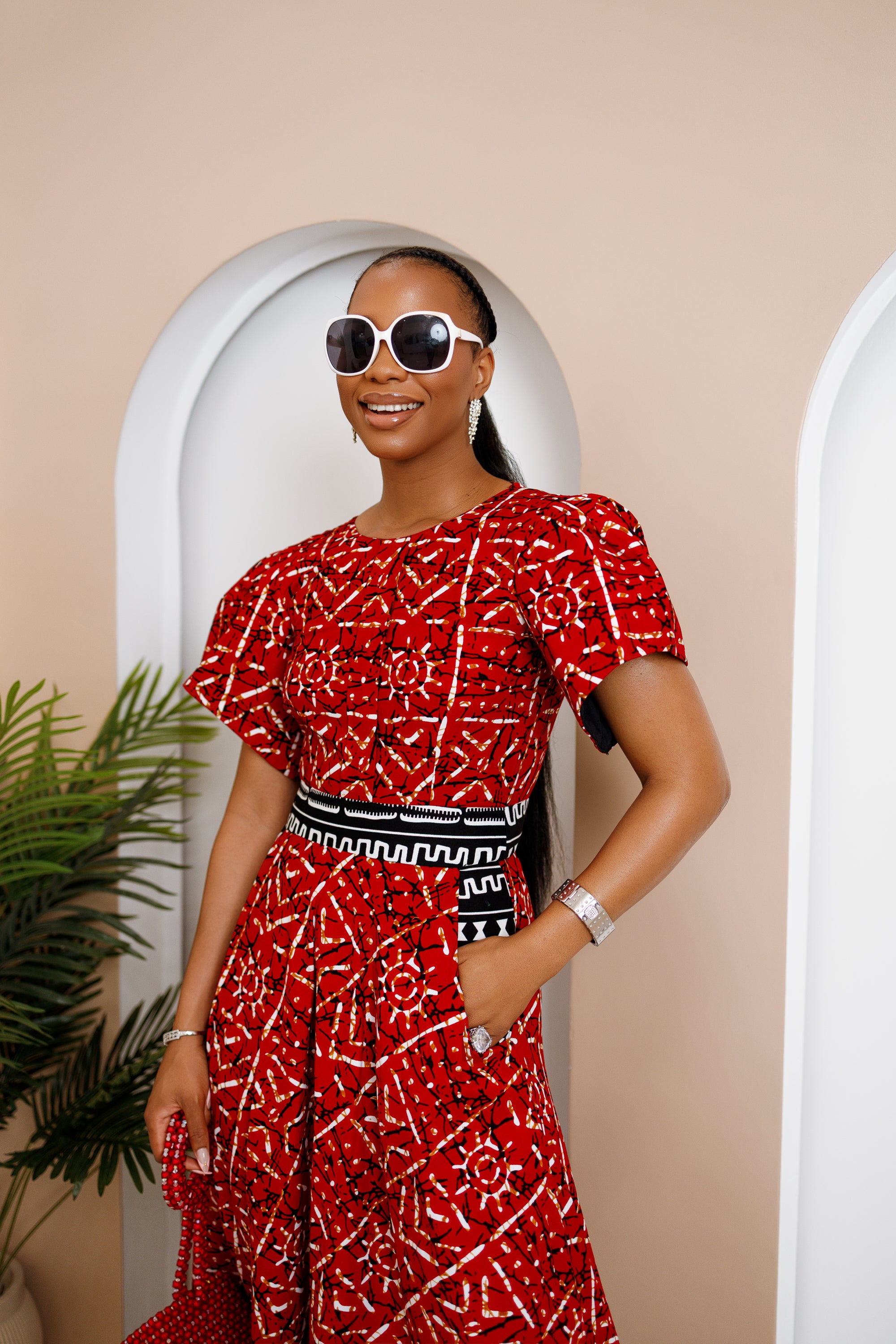 Jupe patchwork Onje Ankara