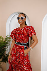 Jupe patchwork Onje Ankara