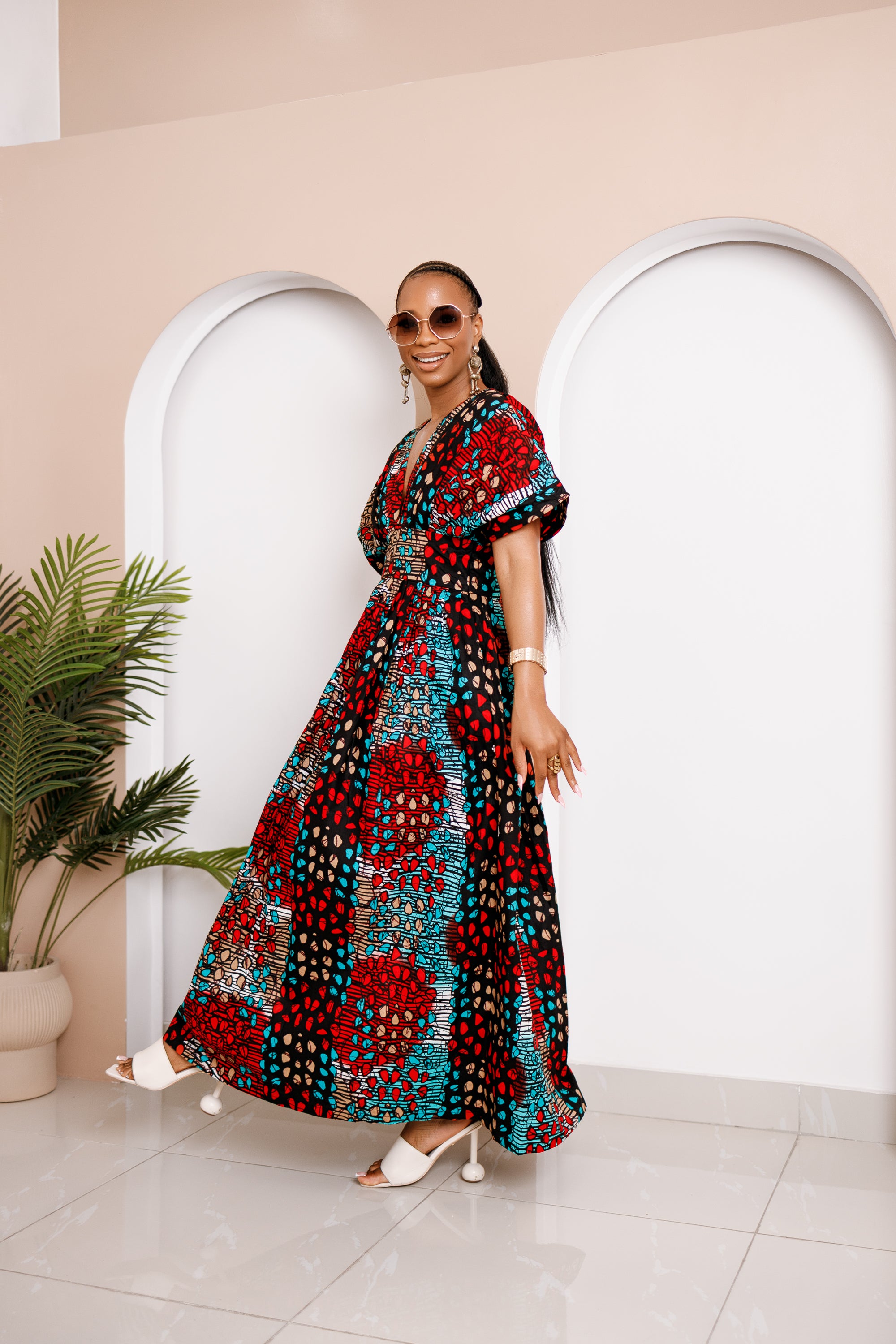 Jupe patchwork Onje Ankara