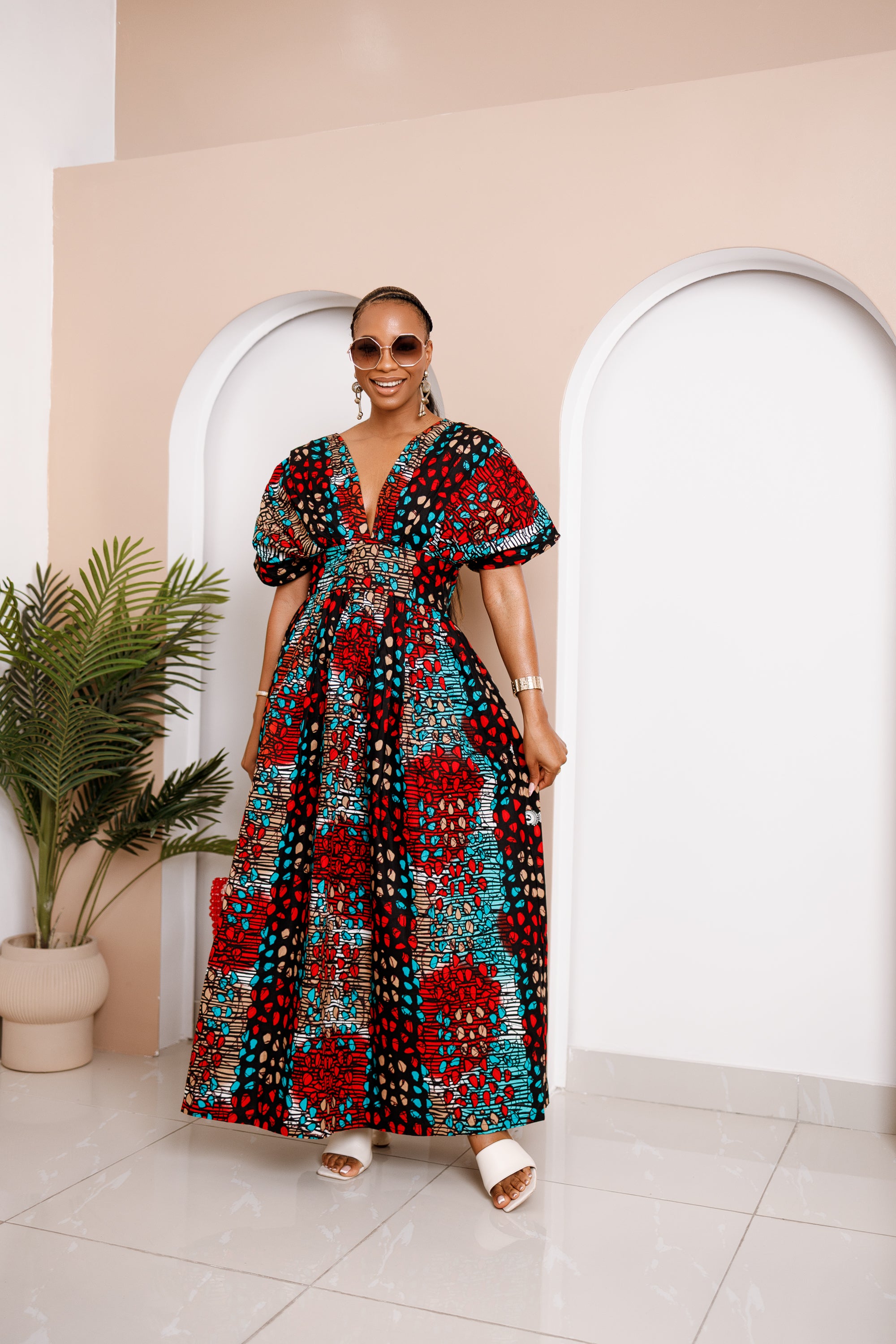 Jupe patchwork Onje Ankara