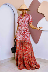 Vestido largo caftán Chukwudi