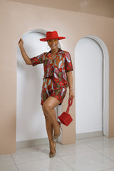 Ogochukwu Ankara Silk Loungewear Set