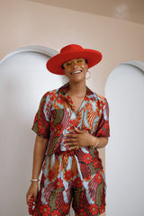 Ogochukwu Ankara Silk Loungewear Set
