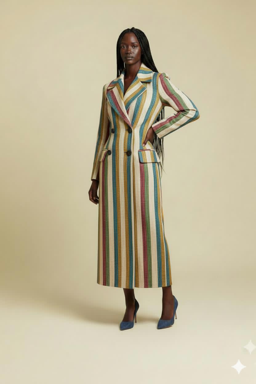 Robe Amuma Bubu avec ornements Aso Oke