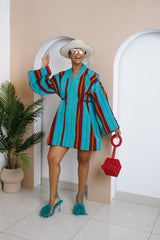 Okwute Aso Oke Dress