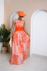 Vestido cruzado Odinana