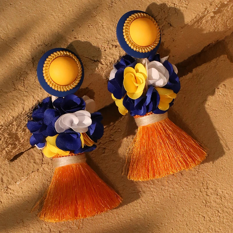Pendientes llamativos AfroFleur