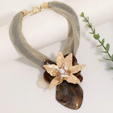 The Sanaa Gilded Bloom Necklace
