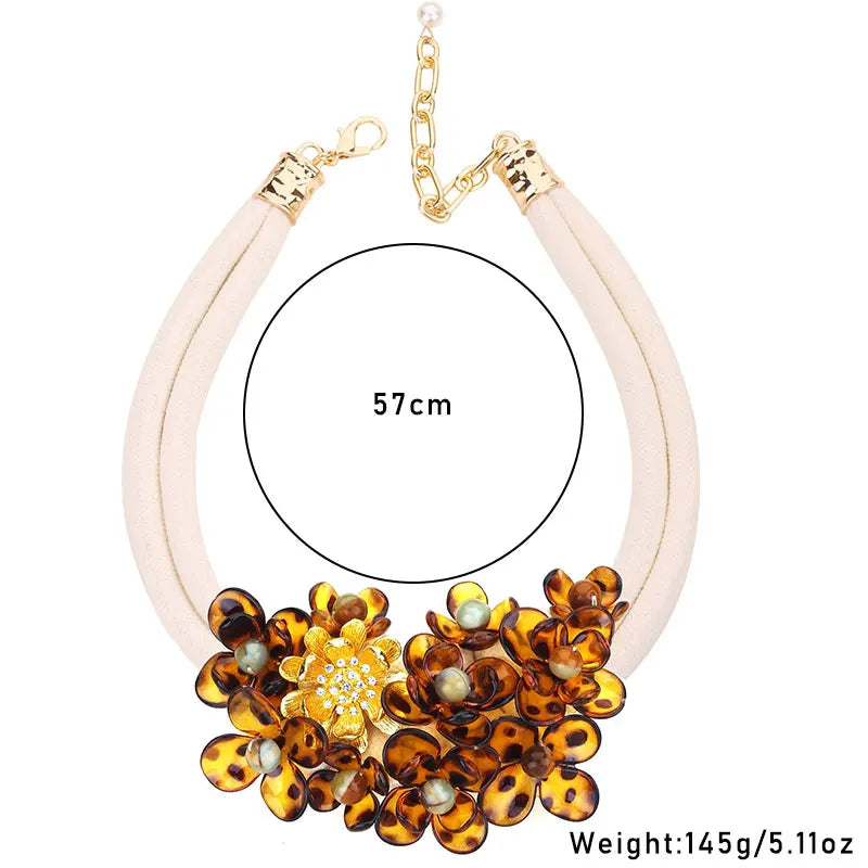 The Amber Bloom Necklace