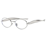 Y2K Vintage Oval Gradient Sunglasses - UV400 Punk Hip Hop Shades