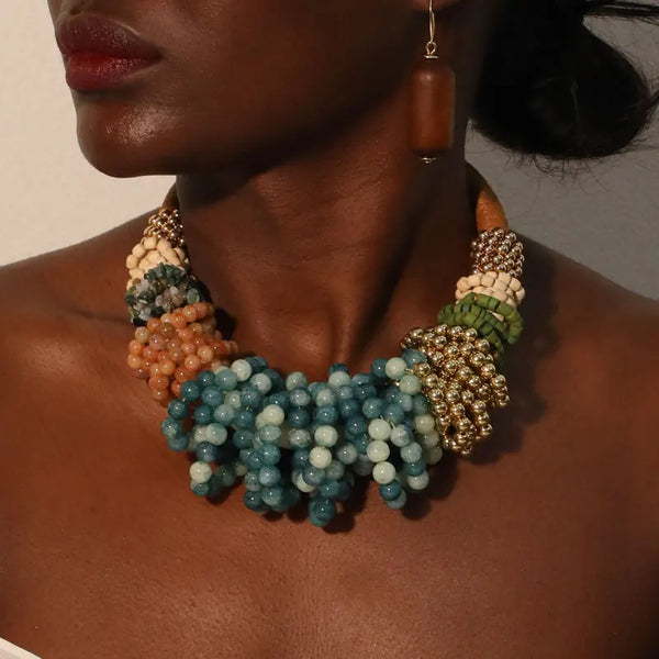 The Zamani Bead Necklace – DUA MENKA