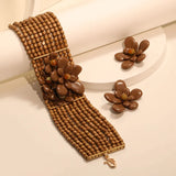 Collar de madera Sanaa Bloom