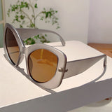KAMMPT Irregular Oversized Sunglasses - Chic UV400 Gradient Shades