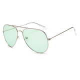 Pilot Aviator Sunglasses - Pink & Blue UV400 Lenses