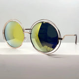 Chic Vintage Round Metal Sunglasses – UV400 Protection