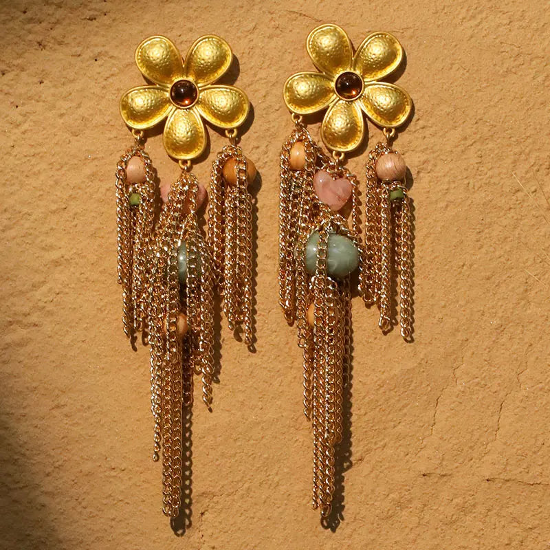 Sunburst Flora Earrings