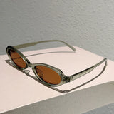 KAMMPT Vintage Oval Sunglasses: Chic Candy Color & UV400 Protection