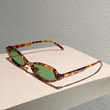 KAMMPT Vintage Oval Sunglasses: Chic Candy Color & UV400 Protection
