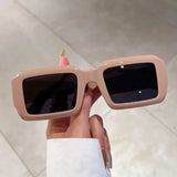 'Retro Luxe' Rectangle Sunglasses - Vintage Punk UV400 Shades