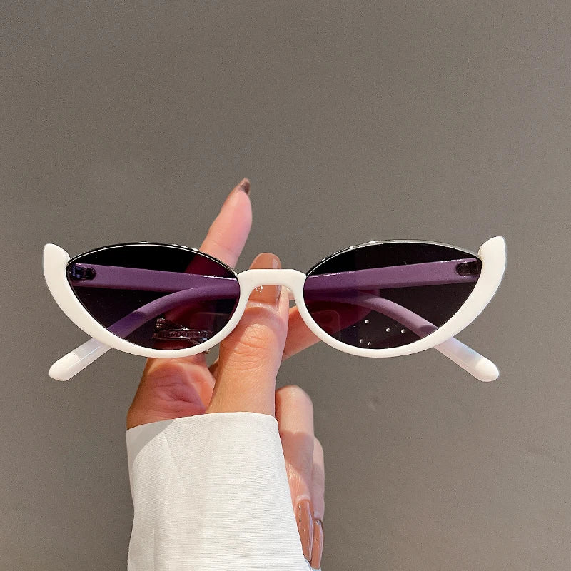Chic Cat-Eye Gradient Sunglasses | Vintage Designer Shades