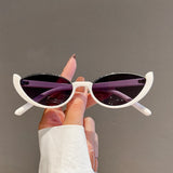 Chic Cat-Eye Gradient Sunglasses | Vintage Designer Shades