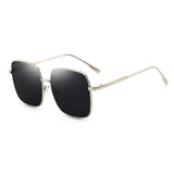 OEC CPO Oversized Square Sunglasses - Retro Green UV400 Alloy Shades