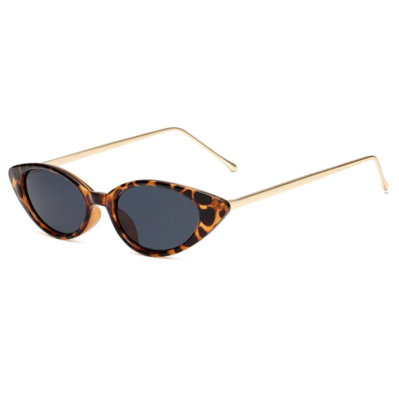 Chic Leopard Cat Eye Sunglasses - UV400 Designer Shades for Women