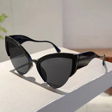 Oversized Butterfly Cat Eye Sunglasses - Luxury Gradient UV400