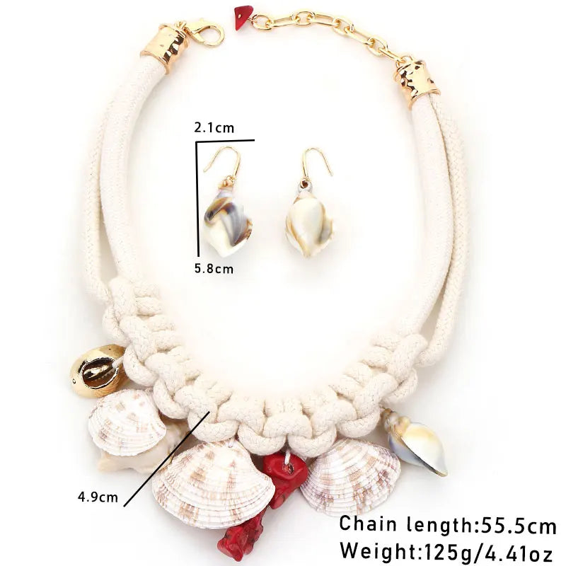 The Zawadi Shell Necklace