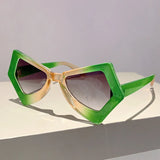 Butterfly Cat Eye Sunglasses: Gradient UV400 Candy Shades