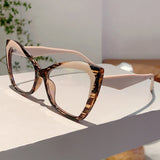 Chic Multi-Color Cat Eye Glasses Frame – Non-Prescription Fashion Eyewear