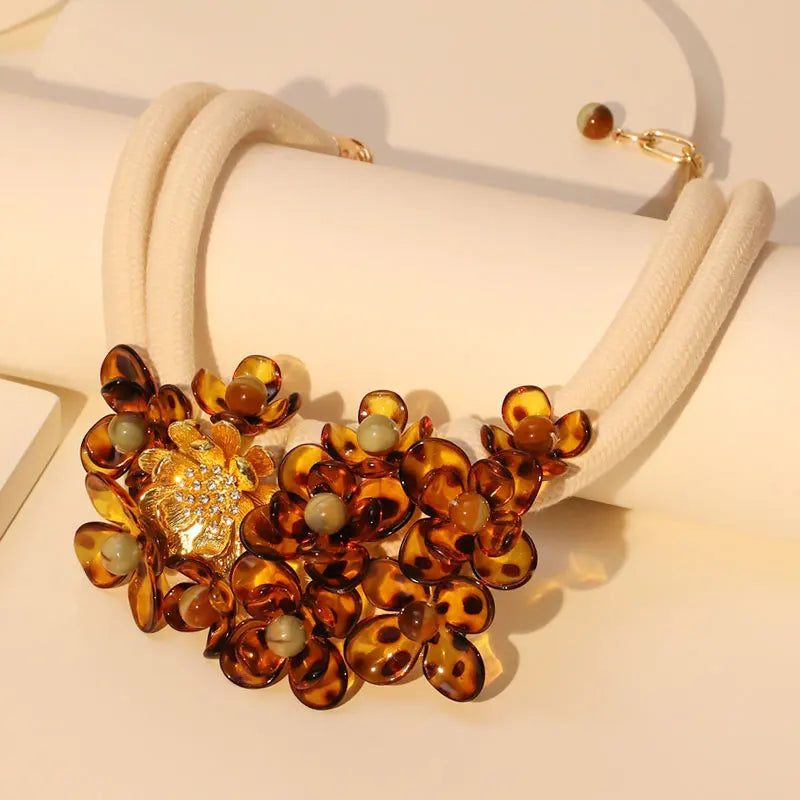 The Amber Bloom Necklace