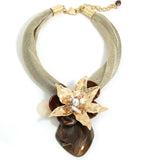 The Sanaa Gilded Bloom Necklace