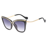 Gafas de sol con degradado de ojo de gato